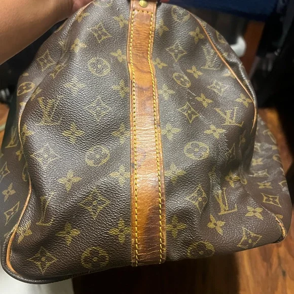 Brown Monogram Loui Vuitton Keepall 50 - Picture 7 of 13